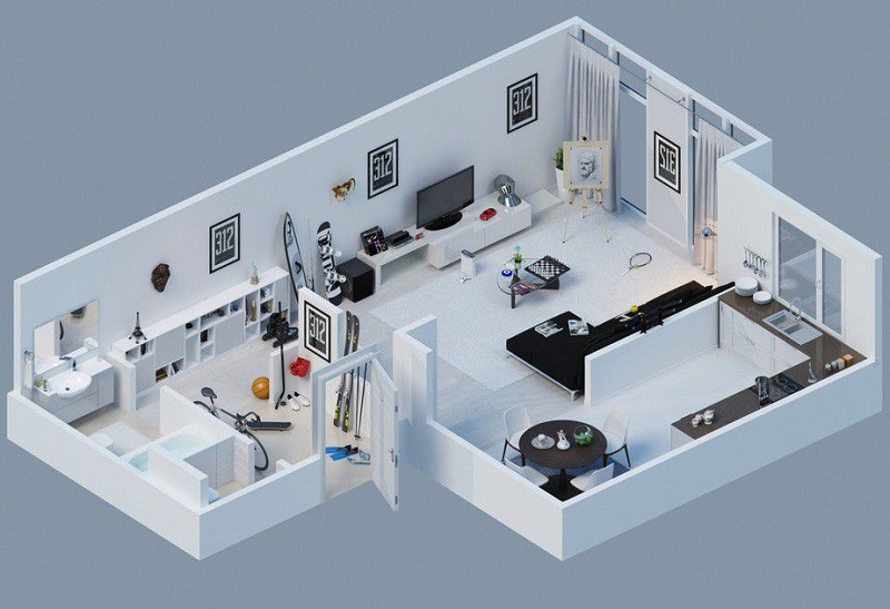 Tối ưu hóa không gian phòng khách với bản vẽ nội thất hiện đại
