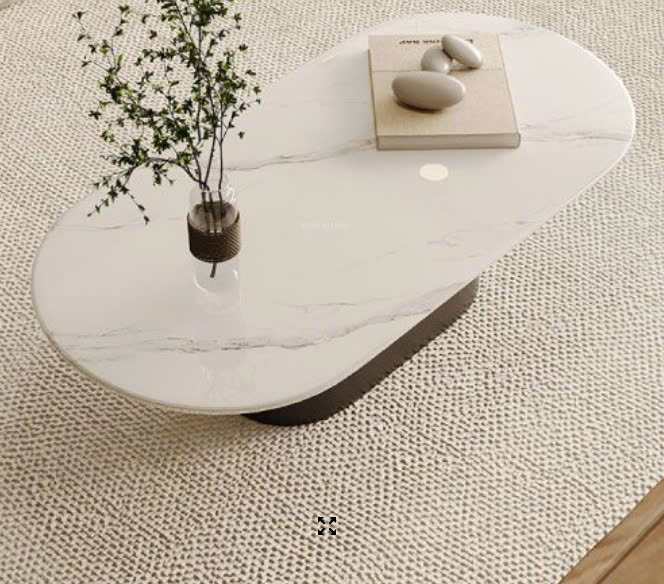 Bàn trà hình bầu dục WHCMB101