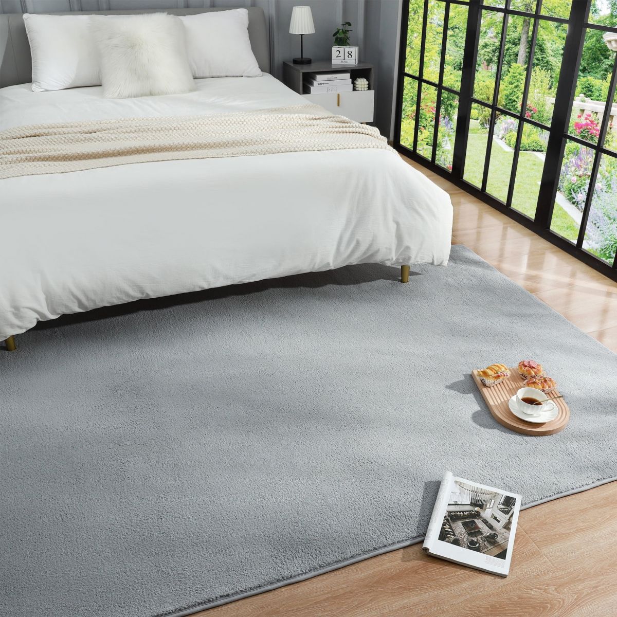 Thảm trải sàn thấp mềm phòng khách hiện đại TTS02