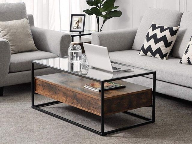 Bàn trà vuông chân sắt Bàn trà vuông chân sắt